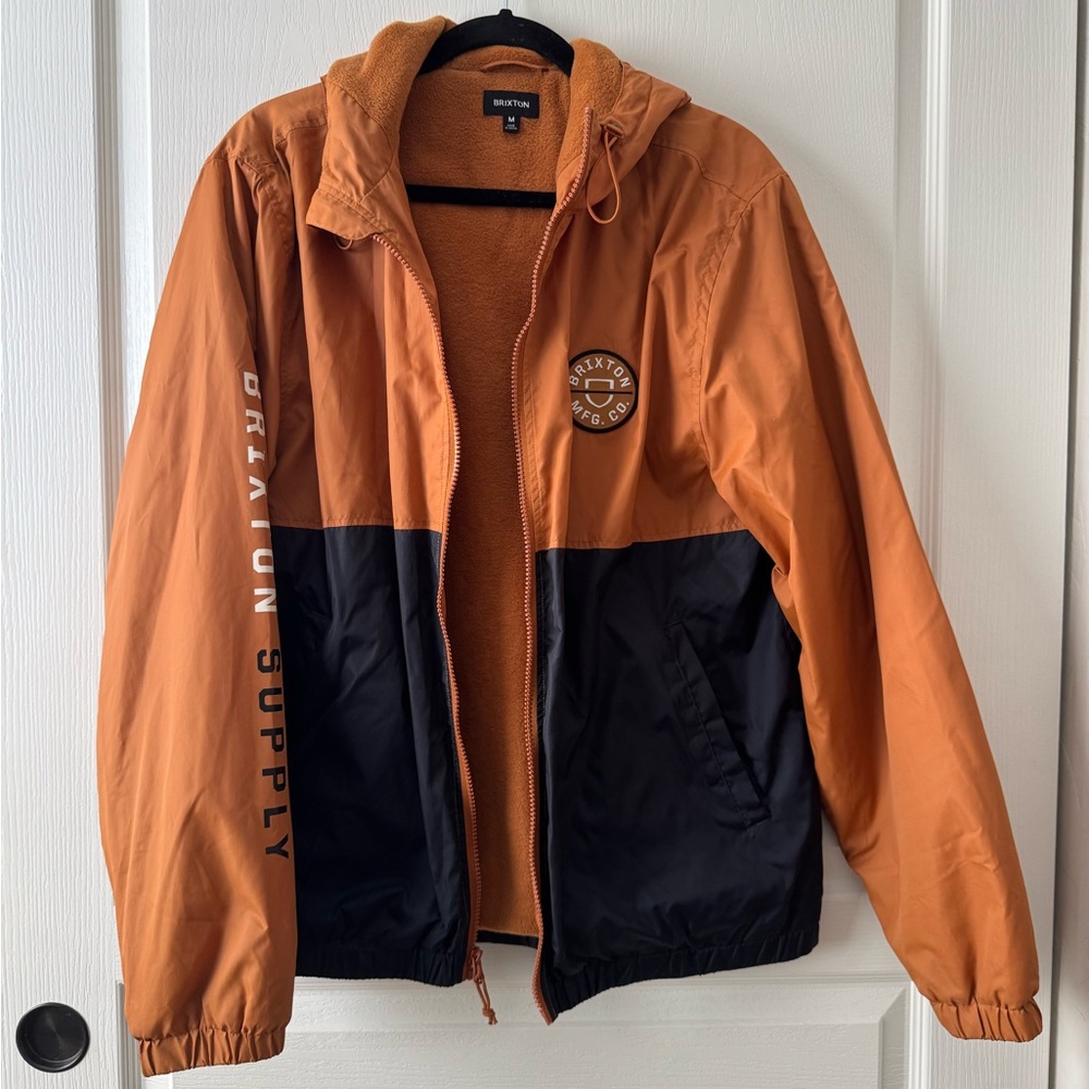 Brixton Claxton Crest Insulated Jacket with Hood Men’s Sz M